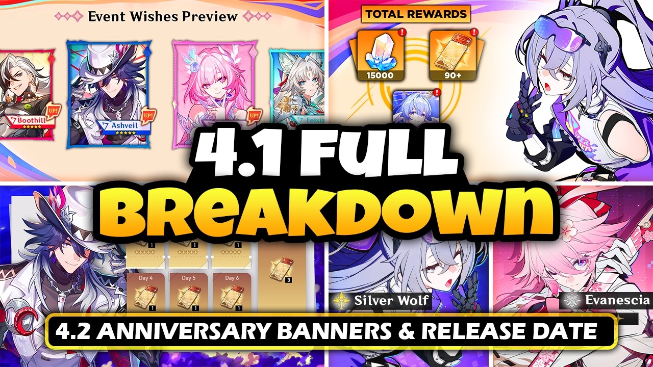 NEW UPDATE! EVERYTHING IN PATCH 4.1 FULLY LEAKED | Banners, 4.2 Banners, Reruns - Honkai: Star Rail