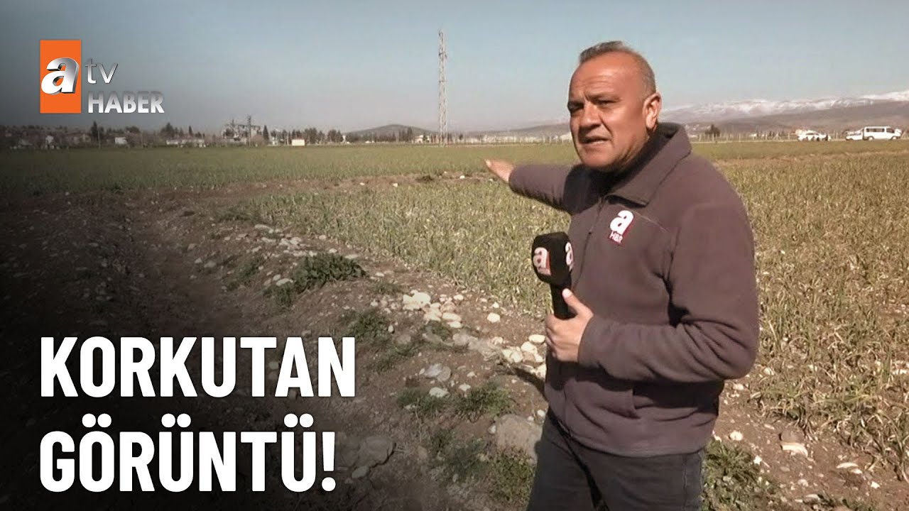 Pazarcık'ta tarlalar ikiye bölündü! - atv Haber 23 Şubat 2023