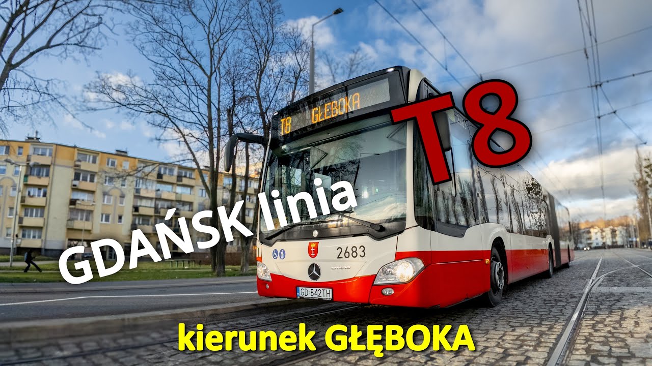 GDAŃSK linia T8 kierunek GŁĘBOKA