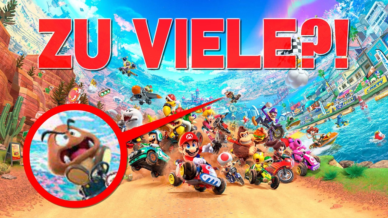 Mario Kart World &uuml;bertreibt mit Fahrern!