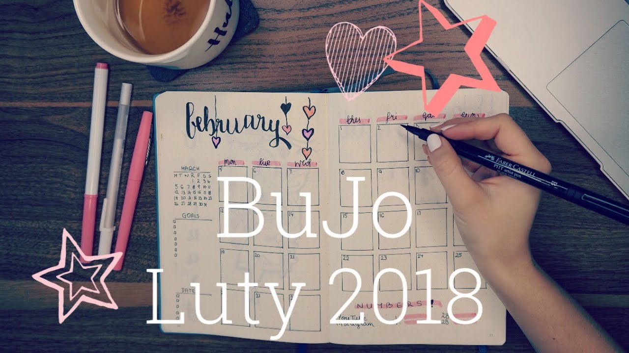 BuJo Luty 2018 | Jessica Drewnicka