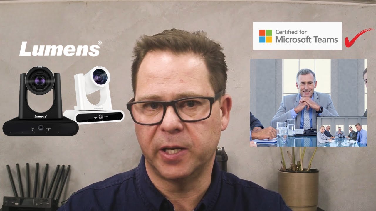 Lumens VC-TR60A - 4K Dual Lens Speaker Tracking Camera - Certified for Microsoft Teams