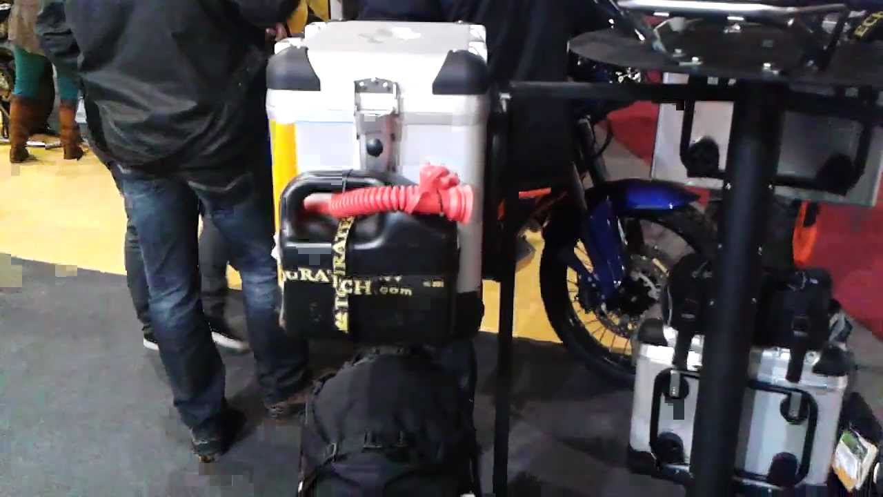 Wat heeft een motard nodig op vakantie? Bergruimte!! Oplossing is touratech.de