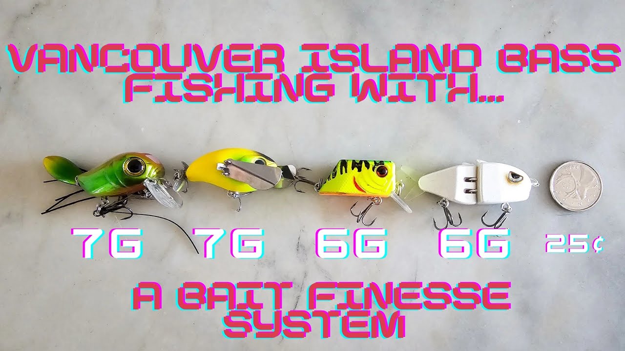 Vancouver Island Bass fishing with a Bait Finesse System