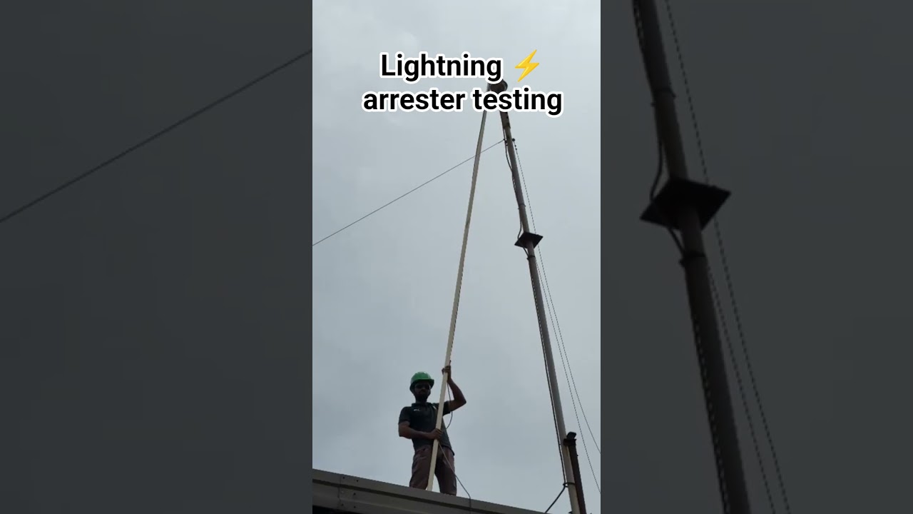 Lightning arrester testing #shortvideo