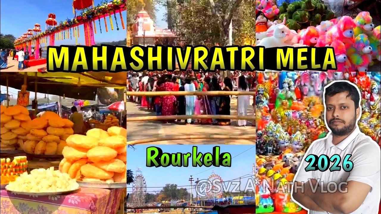 Mahashivratri 2026 Rourkela | Vedvyas Mela 2026 Rourkela | Shivratri Mela Rourkela | Svz A*Nath Vlog