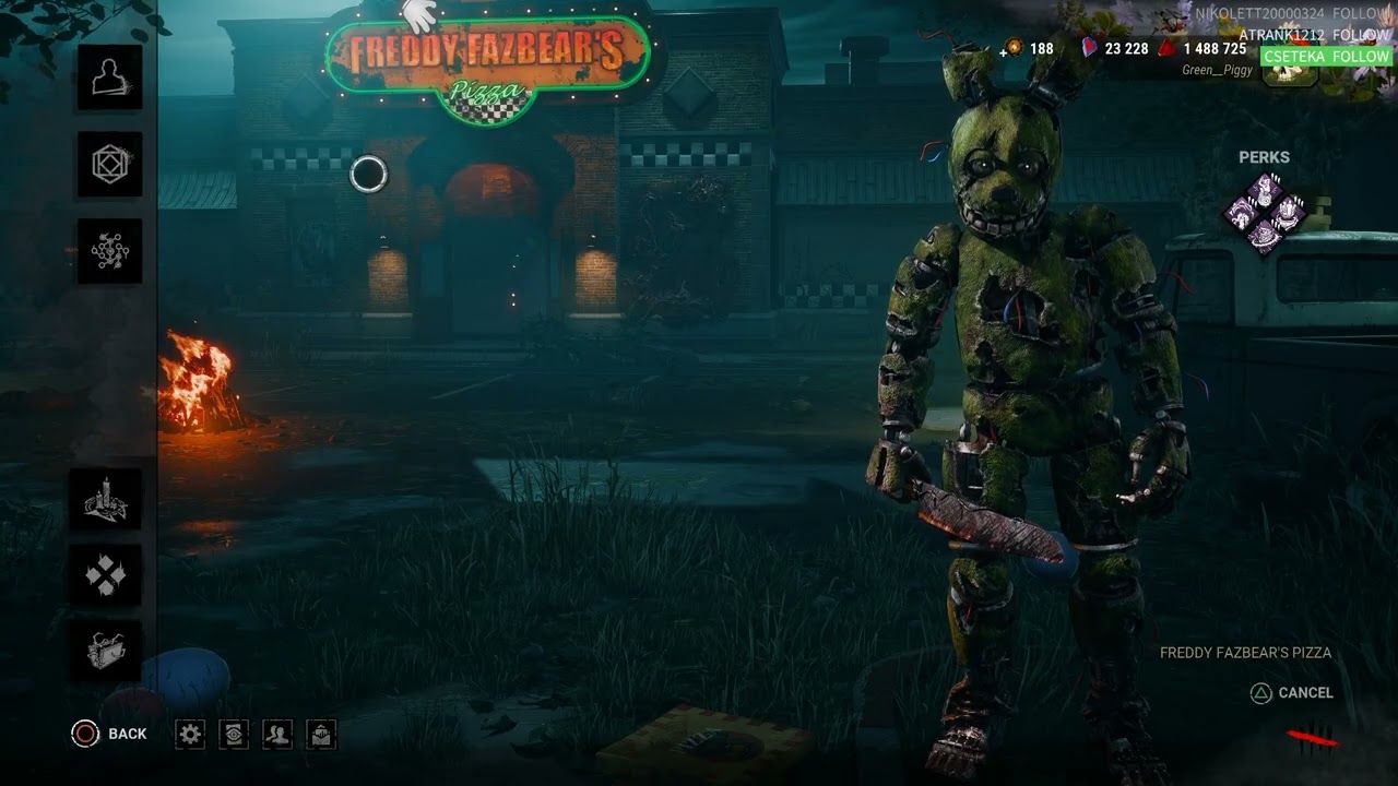 Dead by Daylight: Springtrap edzés, aztán meg  menekülés! 😈 😇  🇭🇺