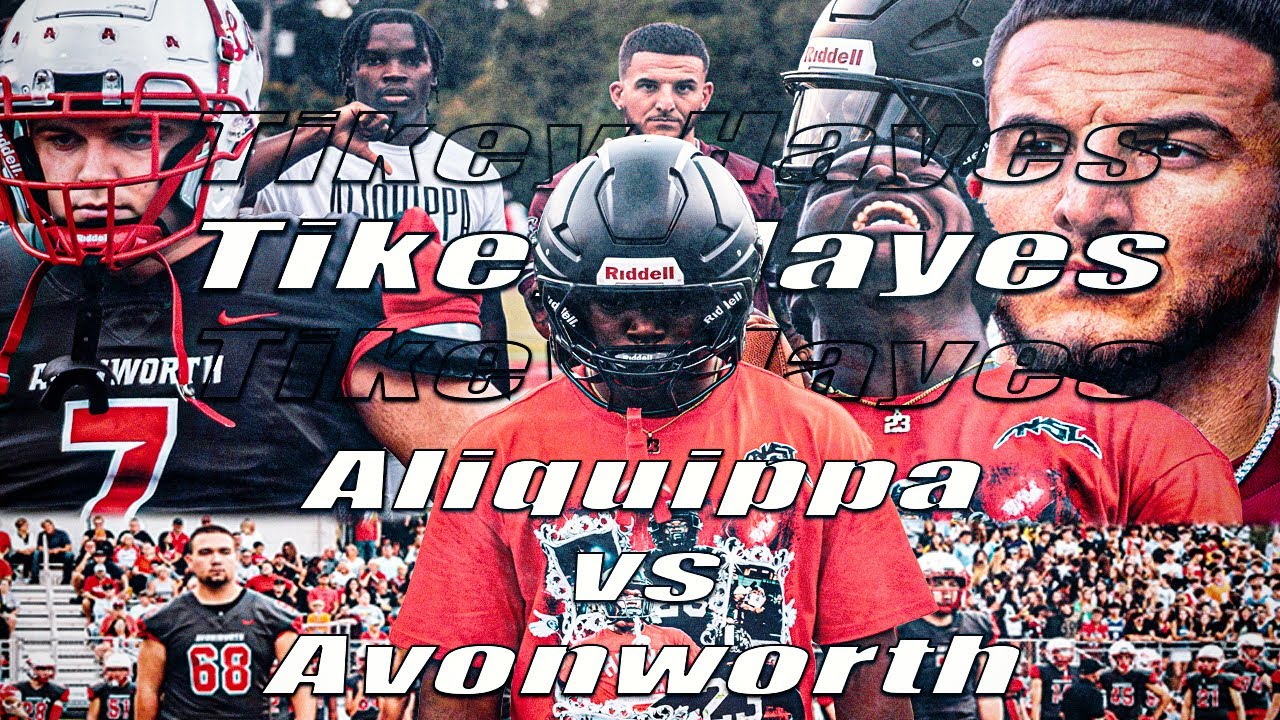 Aliquippa vs Avonworth | Penn State Commit Tikey Hayes 3 Rushing TDs | High School Football