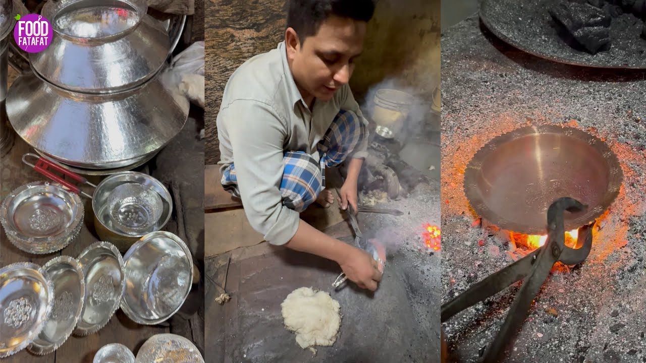 सालों पुरानी कलई (Kalai) चढाने की Technique | Old Delhi Haji Kalai Wali