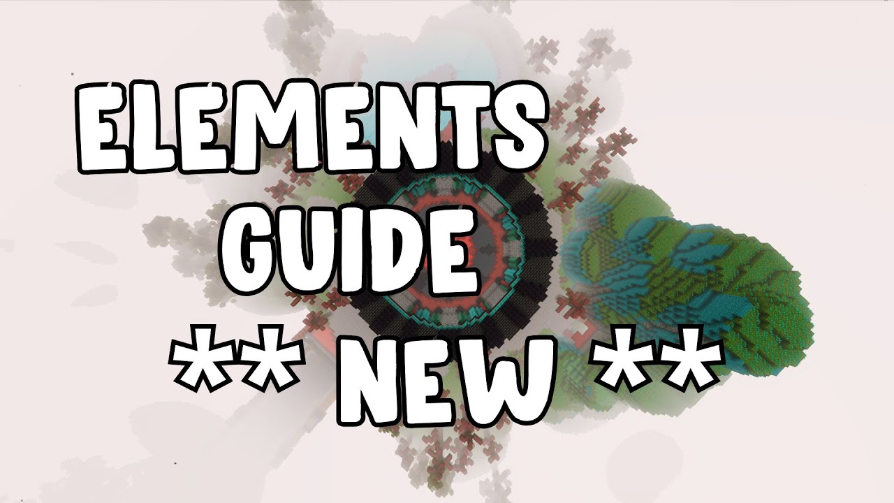 EVERYTHING YOU NEED TO KNOW ABOUT ELEMENTS! (SKYBLOCK - OPB / OP BLOCKS)
