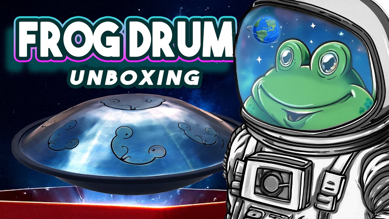 Ready for Frog Drums? Unboxing their F-Astronaut Tongue Drum