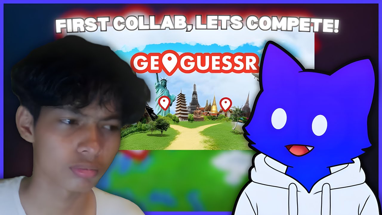 FIRST COLLAB, AKU MAW JADI RAINBOLTT! | Worldguessr Ft. Handekiru