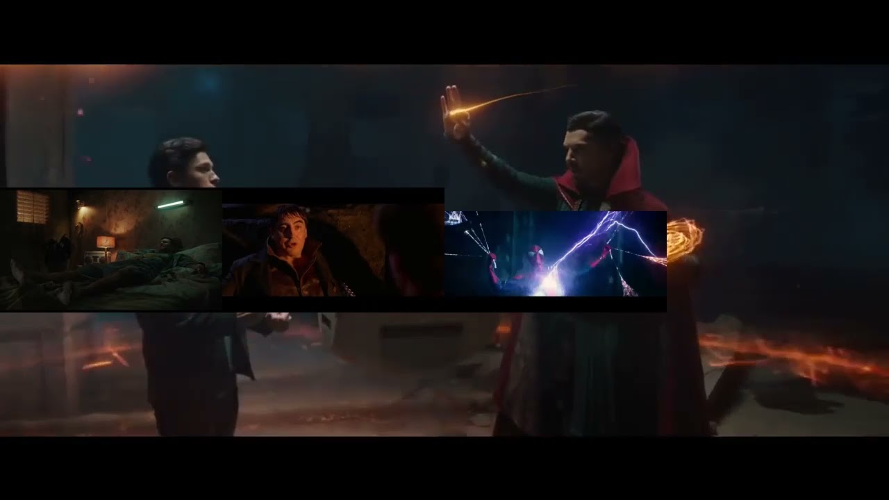 Doctor Strange's spell and the moment when he brings Venom, Doc Ock and Electro to the MCU