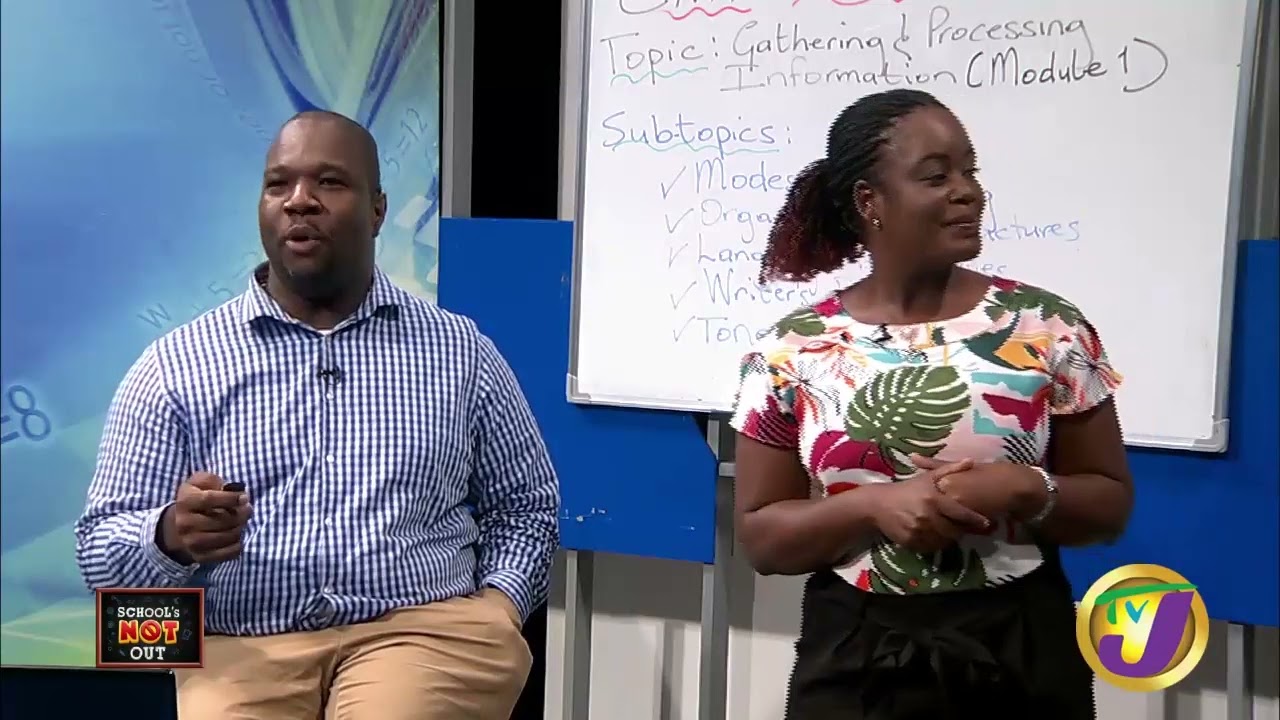 Communication Studies Gathering & Processing Information Module 1 CAPE