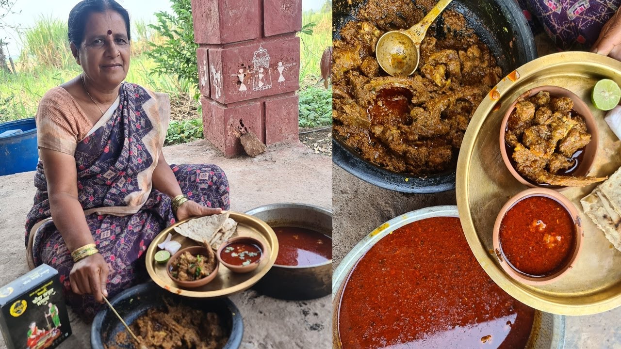 अस्सा पाहिजे रस्सा | १ किलो मटणाचा झणझणीत रस्सा आणि सुक्क | Mutton recipe in marathi | Mutton rassa