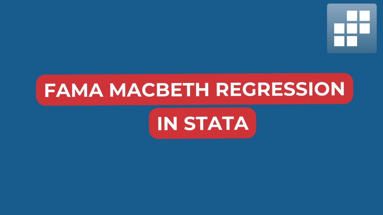 Fama Macbeth Regression in Stata