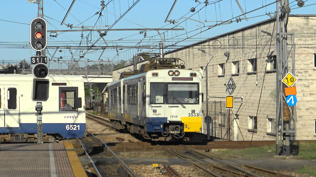 FEVE. La Impresionante Travesía de El Berrón y las Líneas Asturianas de los Trenes de Vía Estrecha