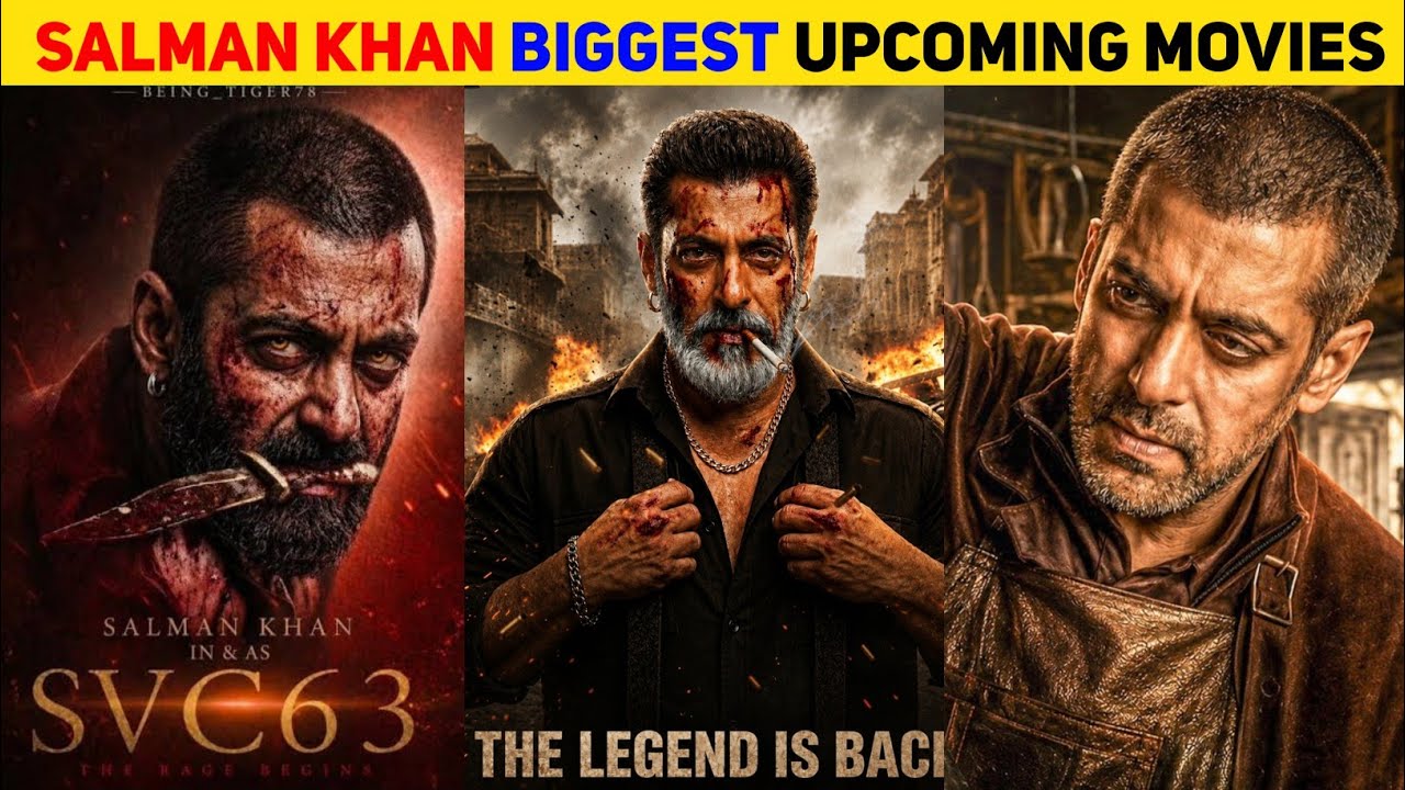 Top 10 Upcoming Salman Khan Movies 2026-2028 | Salman Khan Upcoming Films | Matrabhumi, SVC63