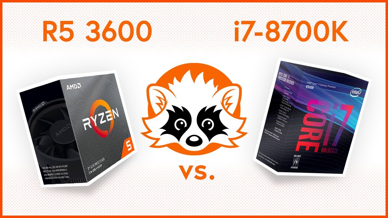 AMD R5 3600 vs. Intel Core i7-8700K benchmarks comparison - Same performance for half the price?
