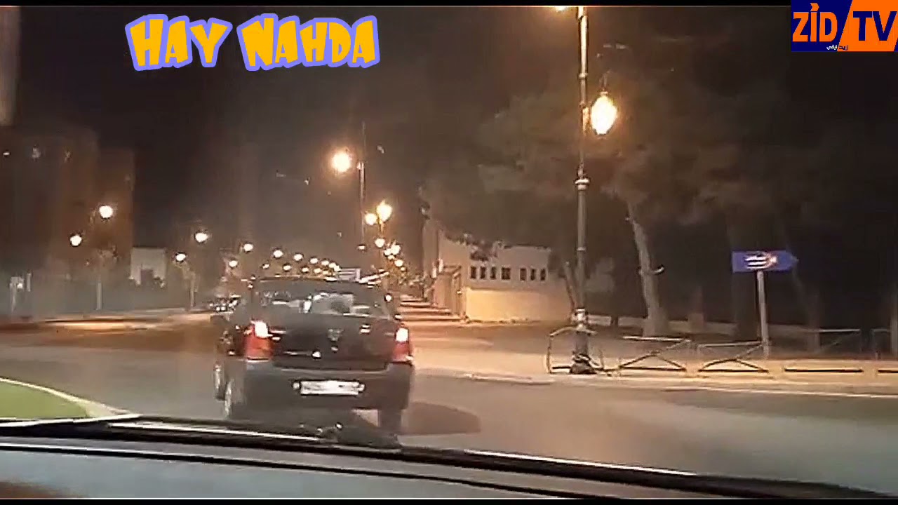 Rabat de noche - con coche - الرباط ليلا