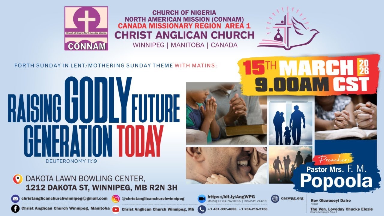FOURTH SUNDAY SERVICE IN LENT || MAR. 15TH 2026