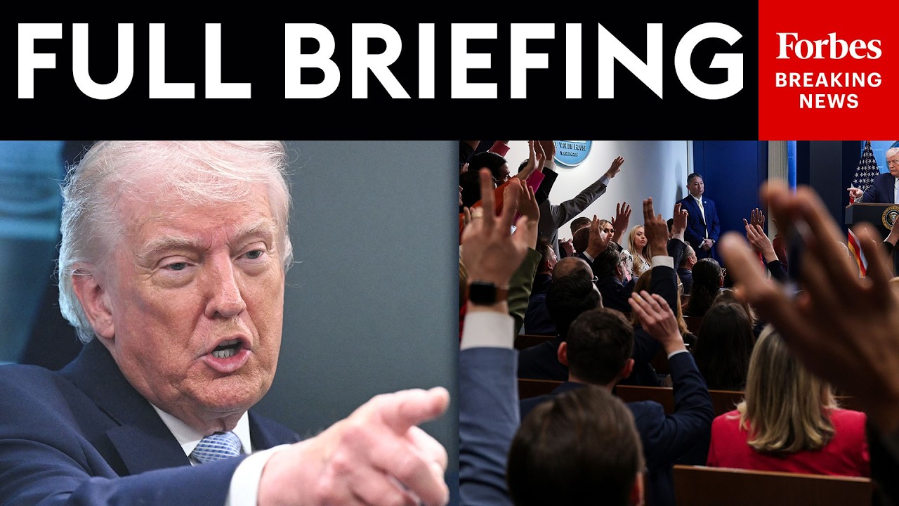 BREAKING NEWS: President Trump Holds Press Briefing To Take Reporters' Questions About The Iran War