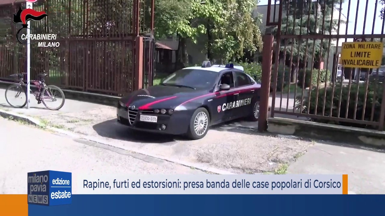 Rapine, furti ed estorsioni: presa banda delle case popolari di Corsico