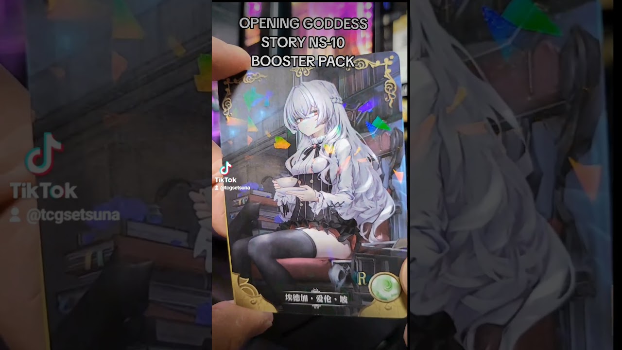 Goddess Story NS-10 BOOSTER PACK  💯🔥 #tcg #goddessstory #anime #goddess #subscribe #shorts #viral