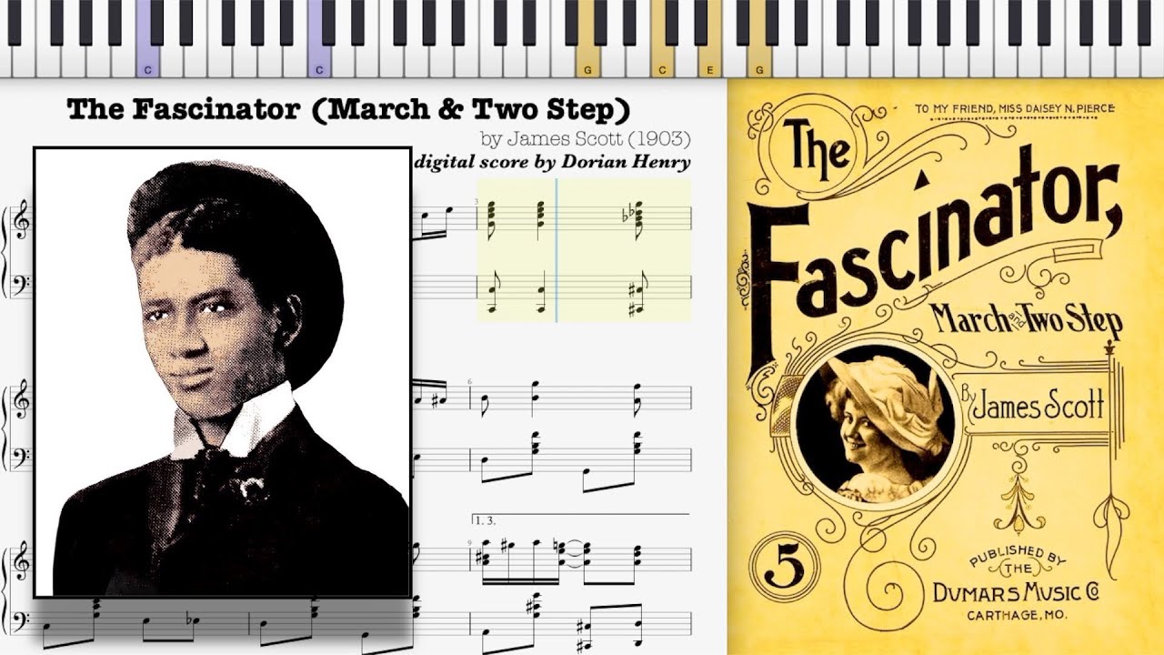 The Fascinator by James Scott (1903, Ragtime piano)
