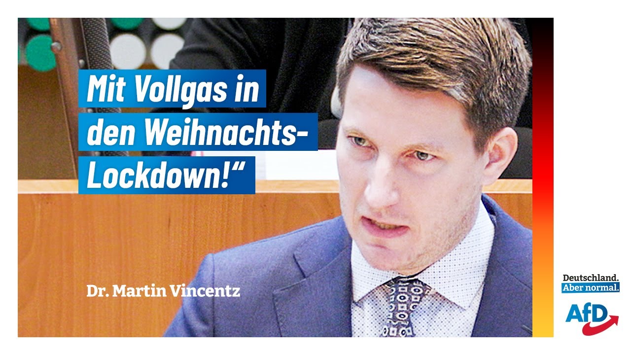 Steht der n&auml;chste Lockdown bevor? &ndash; Dr. Martin Vincentz (AfD)