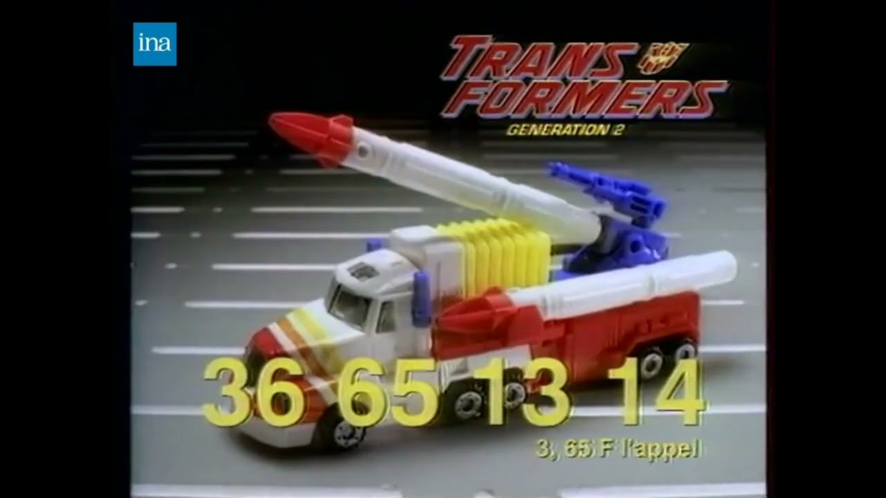 French Hasbro Transformers G1 (Generation 1 - Generation 2) Toy Commercials