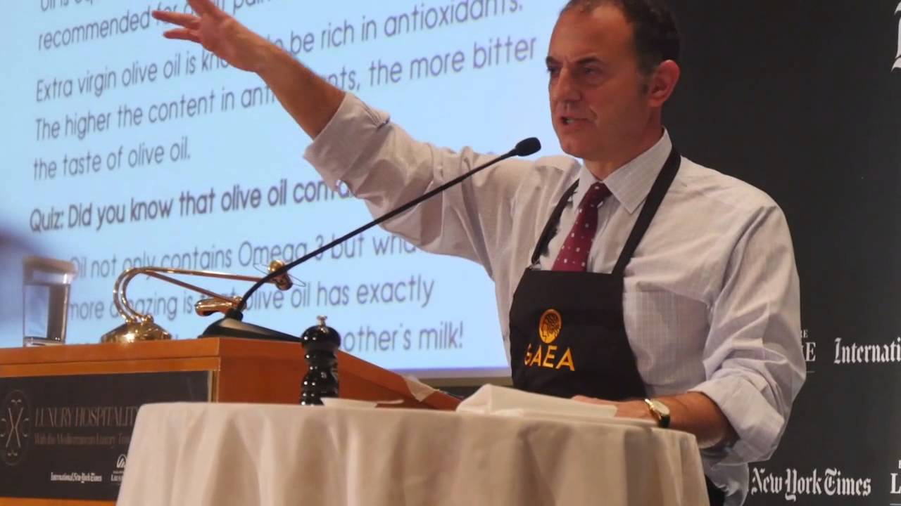 OLIVE OIL HOT POTATO TEST PRESENTED BY KEFALOGIANNIS ARIS GAEA IN HOTEL GRANDE BRETAGNE
