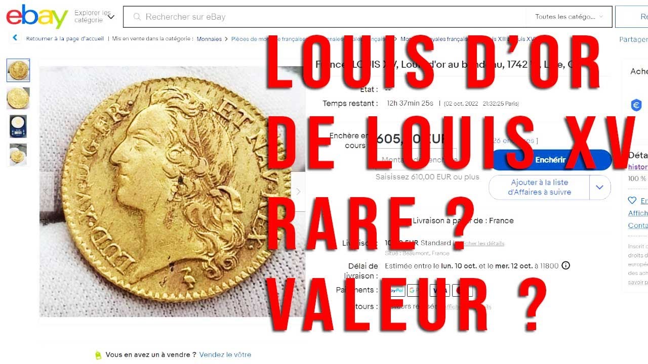 Louis d'Or de Louis XV Rare ? Valeur ?