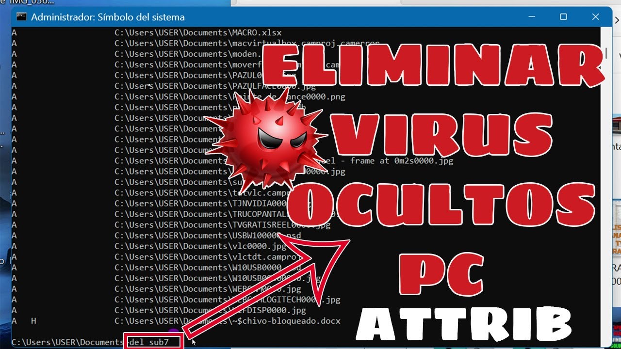 Como Encontrar Virus Ocultos en mi PC y Eliminarlos con CMD | DISCO DURO o USB