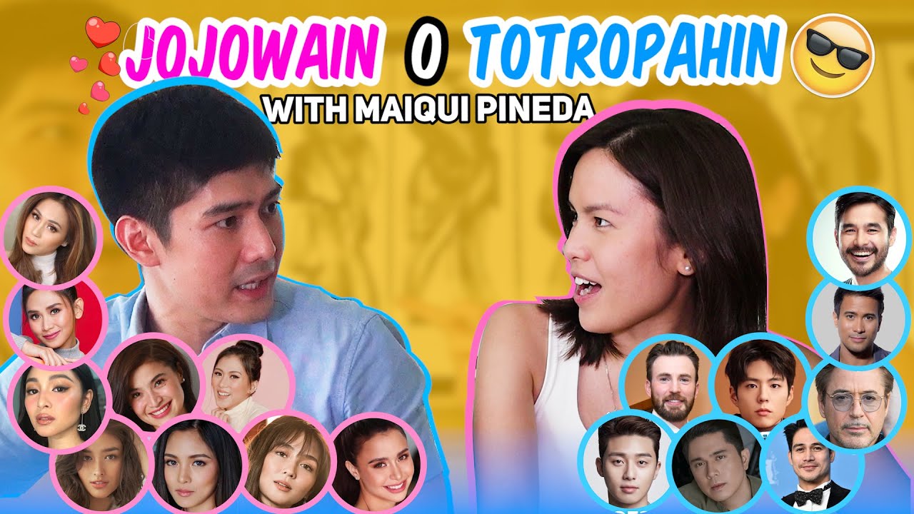 JOJOWAIN O TOTROPAHIN CHALLENGE with MAIQUI P | Robi Domingo