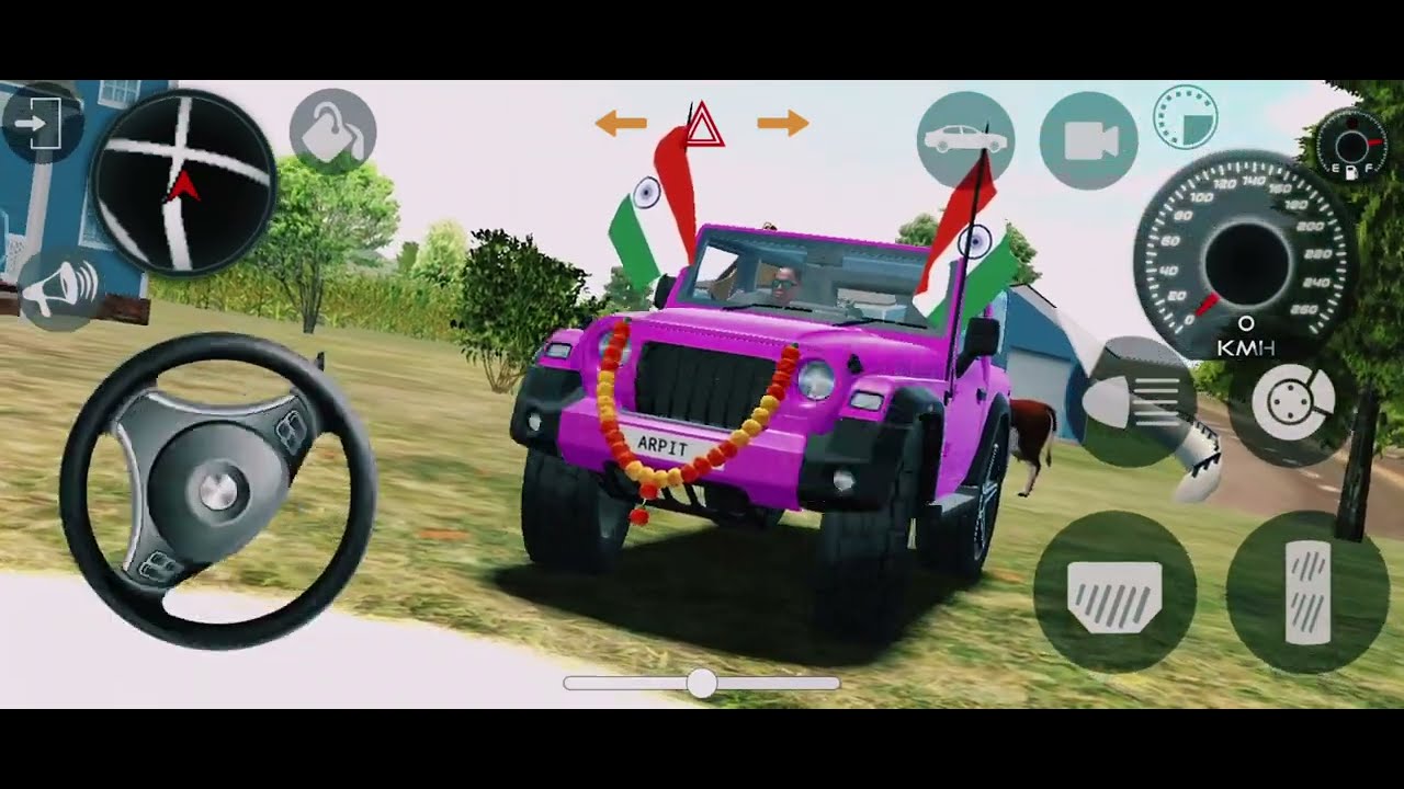 Modified Mahindra Thar😈Games:Indian Thar (Gadi Wala Games) Car Game Android Game - Android Gameplay
