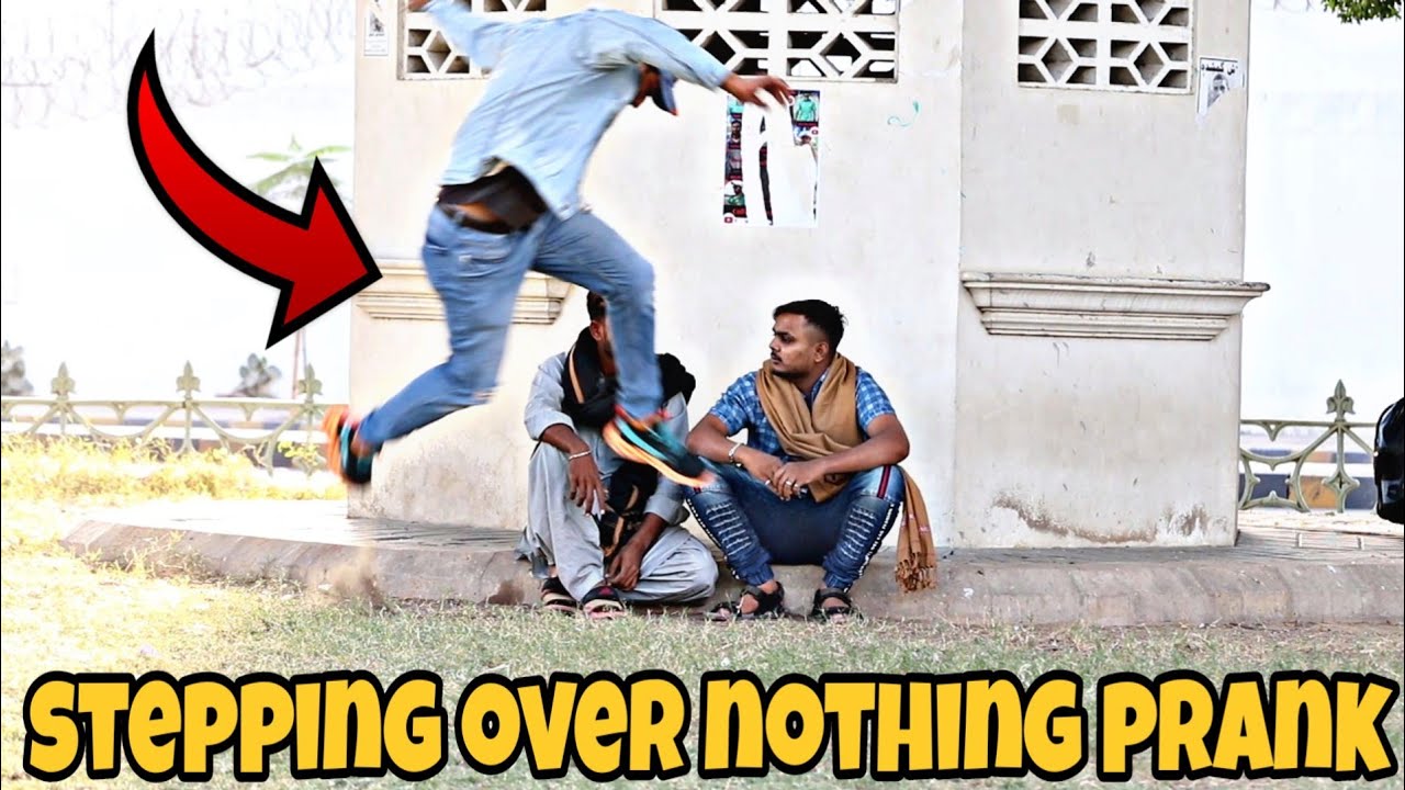Stepping Over Nothing Prank | Awesome Reactions | Desi Pranks 2.O