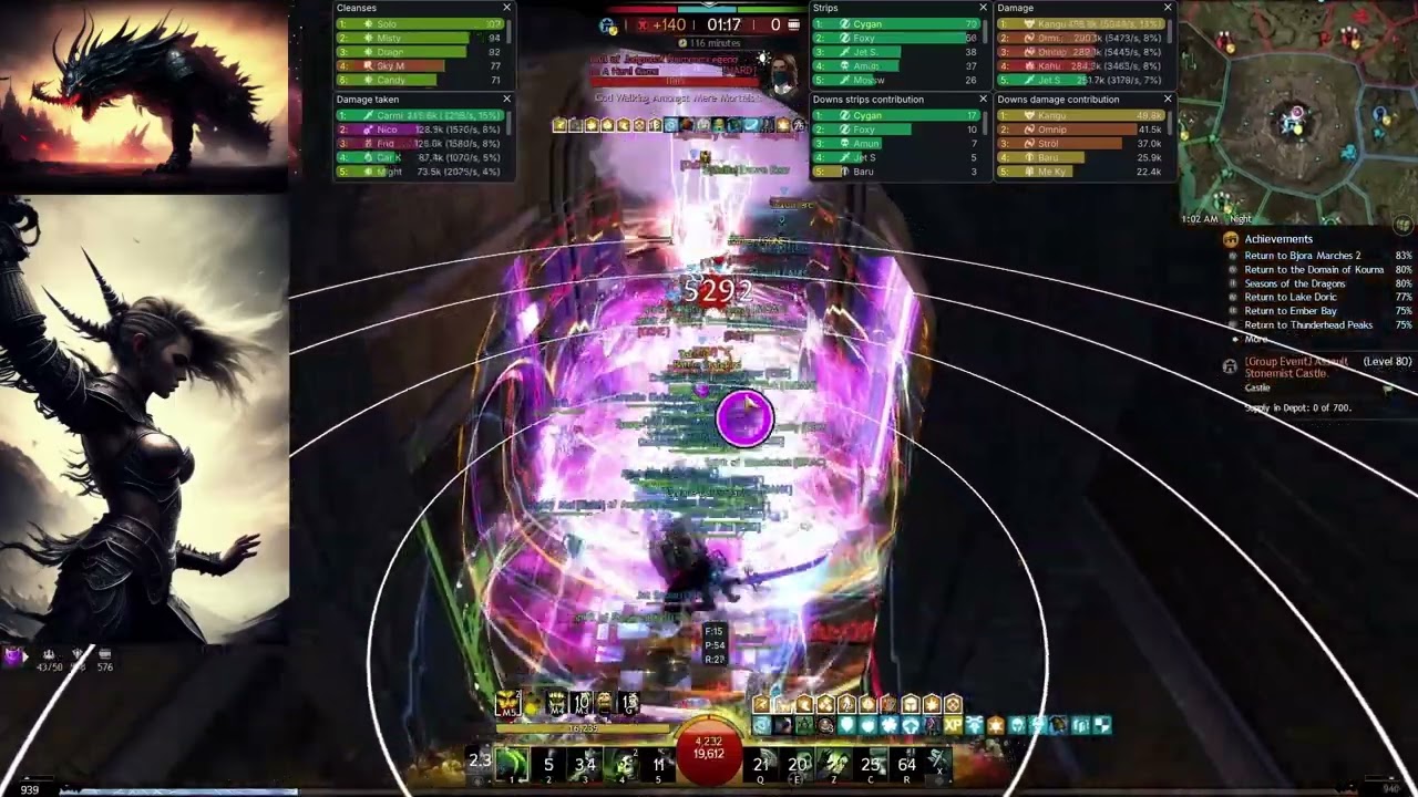 Guild Wars 2 WvW Compilation #:3  Druid & Scourge POV