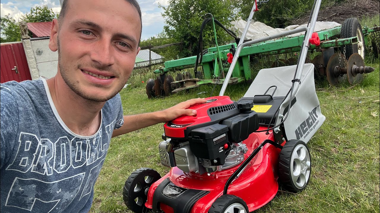 Mi-am luat mașină de tuns iarba pe benzină!