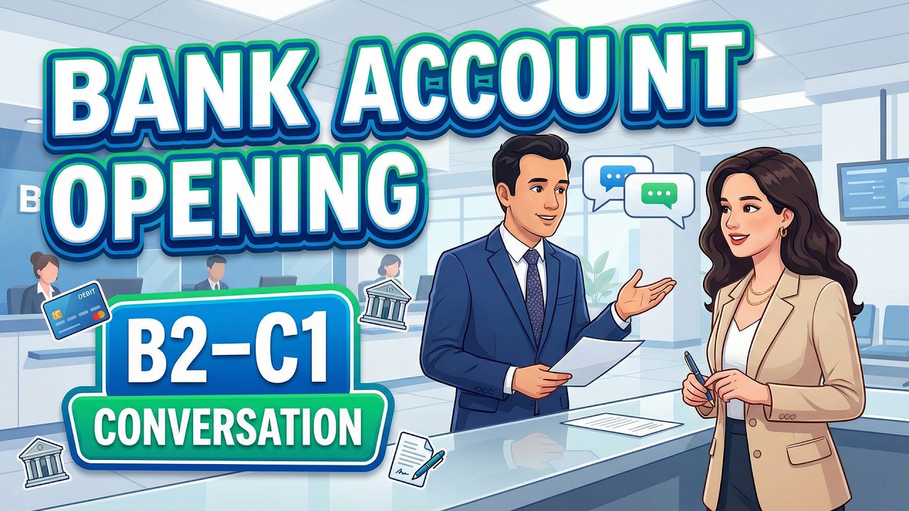 English at the Bank | Open a Bank Account Confidently | Advanced English Podcast