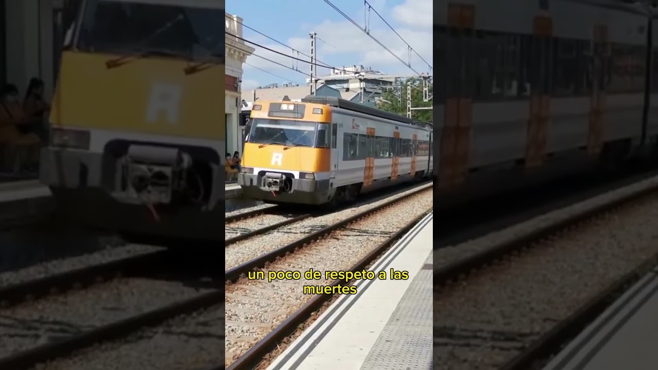 Bronca de un maquinista de Rodalies a los usuarios que cruzan las v&iacute;as