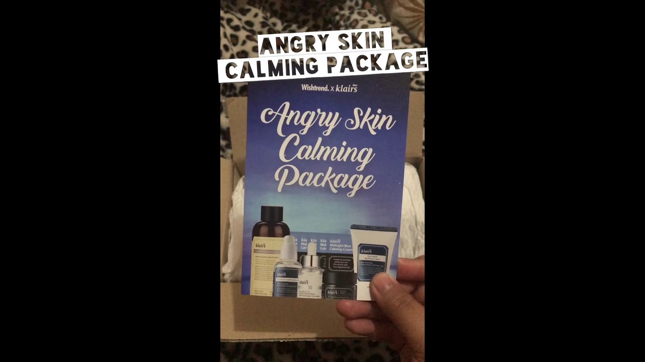 Angry Skin Calming Package Unboxing