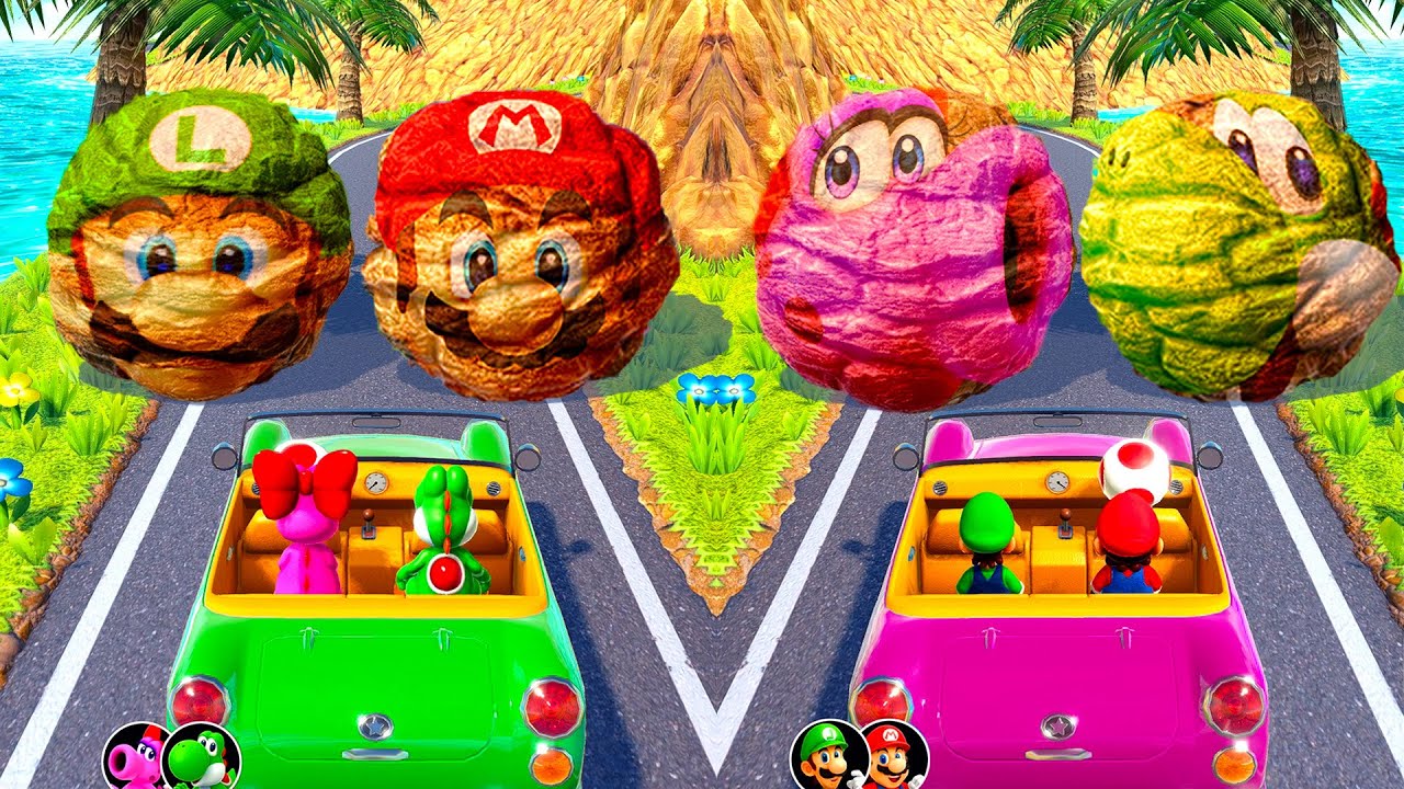 Mario Party Superstars - Team Dinosaurs Vs Team Humans - Which Team Will Break?
