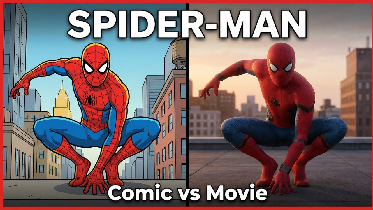 Spider-Man | Movie Scenes from Comic| GameOnTechOn&copy;