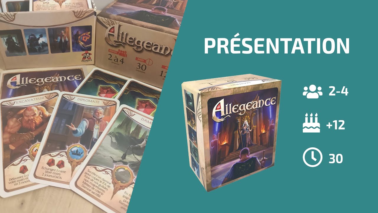 ALLEGEANCE #1 | Pr&eacute;sentation du jeu et des r&egrave;gles
