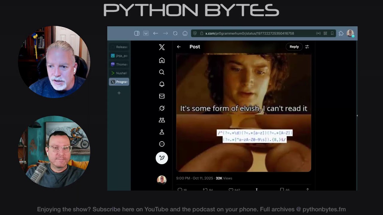 454: It's some form of Elvish - Python Bytes