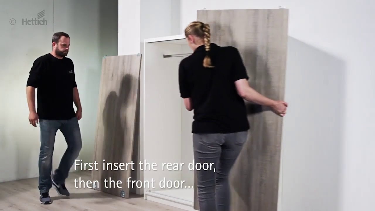 Slideline 16 double door sliding Hettich