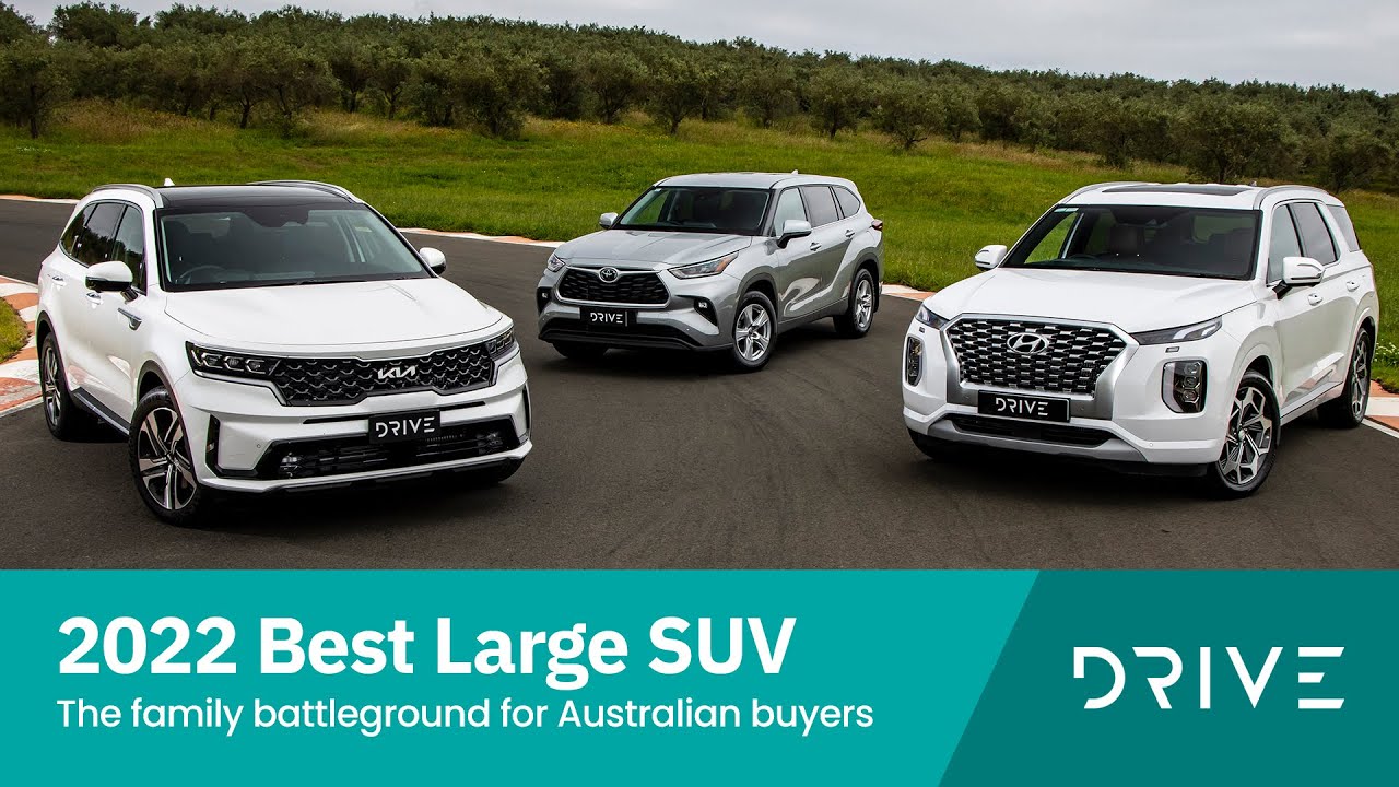 Лучший большой внедорожник 2022 года | Sorento против Kluger против Palisade | Drive.com.au DCOTY