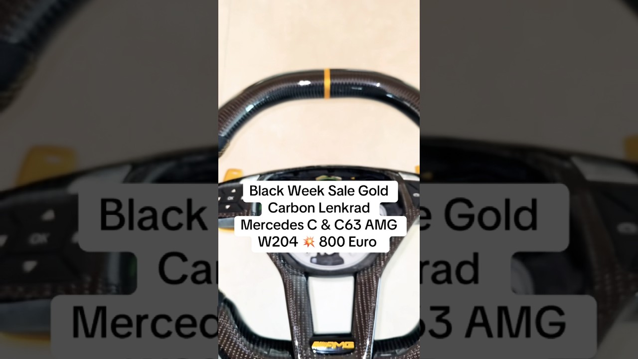 Black Week Sale! Carbon Lenkrad Mercedes C & C63 AMG 💥 www.carbondeluxe.de 