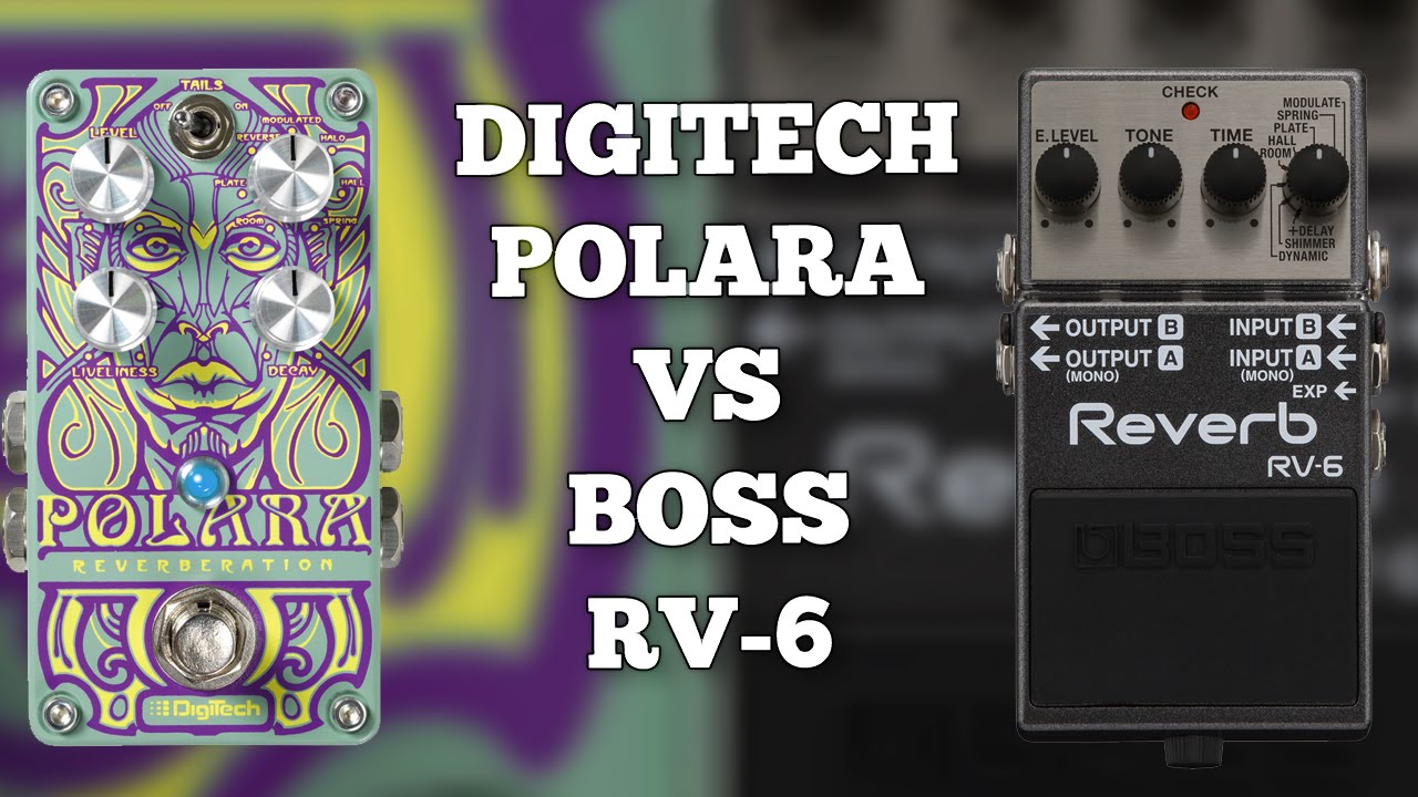 Digitech Polara VS Boss RV-6 Reverb (Including Halo and Shimmer settings.)